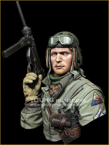 Young Miniatures YM1881 US Tank Crew WWII HELL ON WHEELS 1/10 – image 2