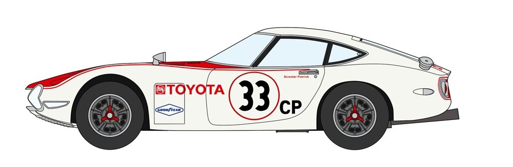 Hasegawa 20520 Toyota 2000GT “1968 SCCA Sports Car Race” 1/24 – Bild 2