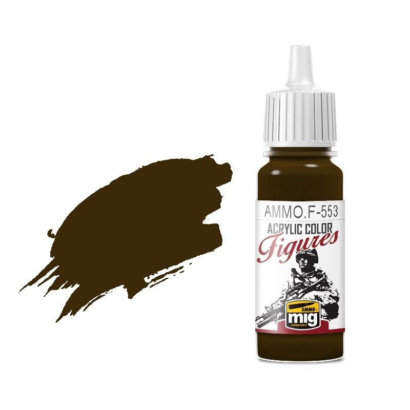 Munitions Mig Jimenez F553 Rouge Brun Brûlé 17 ml