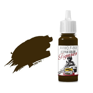 AMMO of Mig Jimenez F553 Burnt Brown Red 17ml