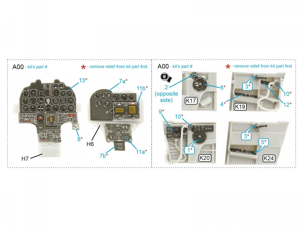 Intérieur imprimé en 3D et coloré sur papier décalcomanie Quinta Studio QDS-48364 F-82G Twin Mustang (Modelsvit) (Petite version) 1/48 – image 9