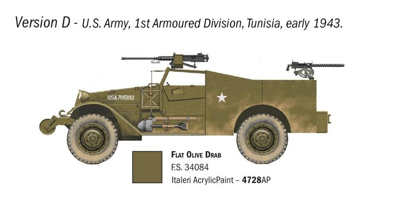 Italeri 7063 M3A1 Scout Car 1/72 – immagine 5