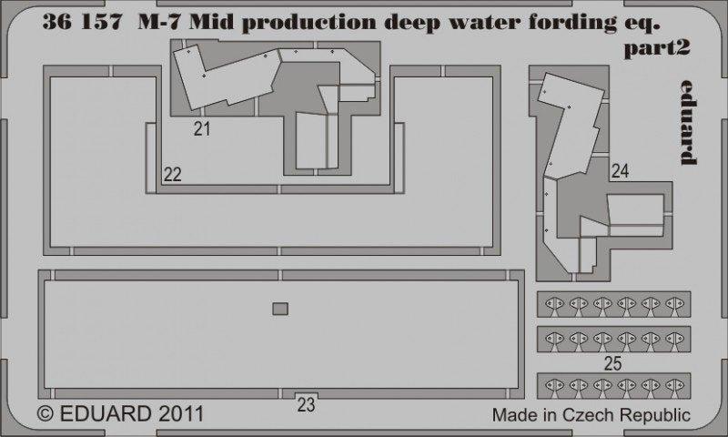 Eduard 36157 M-7 Mid production deep water fording eq. 1/35 Dragon – immagine 2