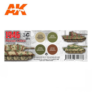 AK Interactive AK11669 3G 1946 PANZER COLORS 4x17 ml – immagine 2