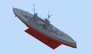 ICM S015 (Coque complète OU ligne de flottaison), Cuirassé allemand de la Première Guerre mondiale Großer Kurfürst 1/700 – image 2