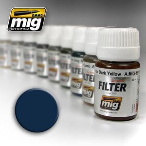 Munitions Mig Jimenez 1509 BLEUES POUR GRIS FONCÉ 35 ml