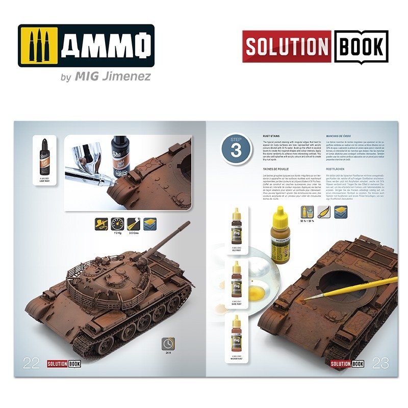 AMMO of Mig Jimenez 7719 SOLUTION BOX - Realistic Rust – immagine 3