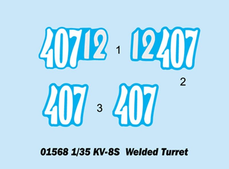 Trumpeter 01568 KV-8S Welded Turret 1/35 – Bild 5