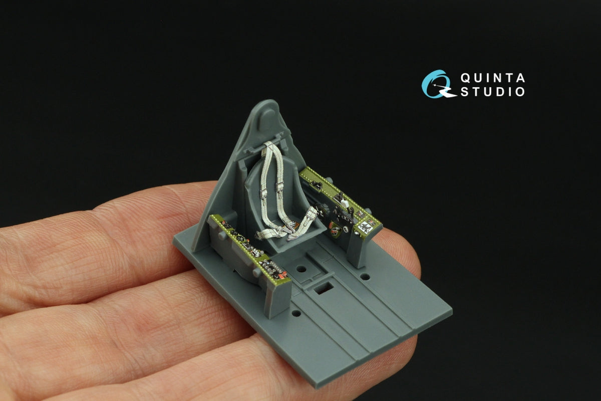 Quinta Studio QD48413 F6F-3E/N Hellcat 3D-Printed &amp;amp; coloured Interior on decal paper (Eduard) 1/48 – imagen 7