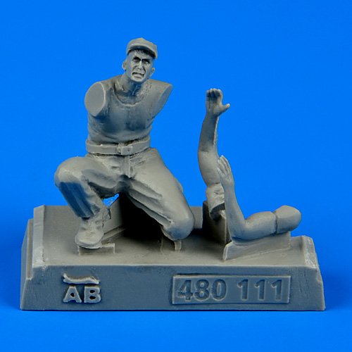 Aerobonus 480111 Mécanicien d&amp;#39;aéronefs de l&amp;#39;armée américaine, Seconde Guerre mondiale - Théâtre du Pacifique, échelle 1/48