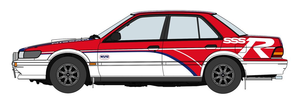 Hasegawa 20521 Nissan Bluebird 4-door sedan SSS-R (U12 type) late 1/24 – imagen 3