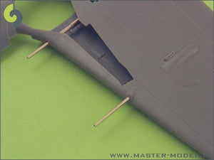 Master AM-48-019 Fw 190 A7, A8 armament set (MG 131 barrel tips, MG 151 barrels, MG 151 fairings) &amp;amp; Pitot Tube 1/48 – imagen 5