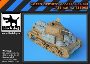 Black Dog T35005 Carro armato accessories set for Tamiya kits 1/35