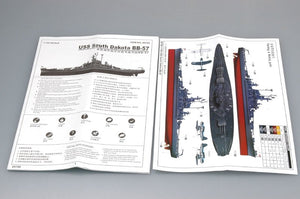 Trumpeter 05760 U.S.S. South Dakota BB-57 1/700 – immagine 3