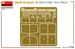 MiniArt 72107 StuG III Ausf. G MAY/JUNE 1943 PROD. 1/72 – immagine 3