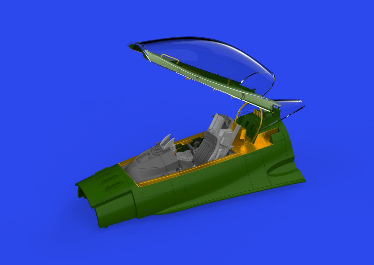 Maquette Eduard 648972 F-16C Block 52 (jusqu&amp;#39;en 1996) - Cockpit - Modèle imprimé Kinetic au 1/48