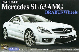 Aoshima 04786 Mercedes-Benz SL63 AMG Brabus Wheel 1/24