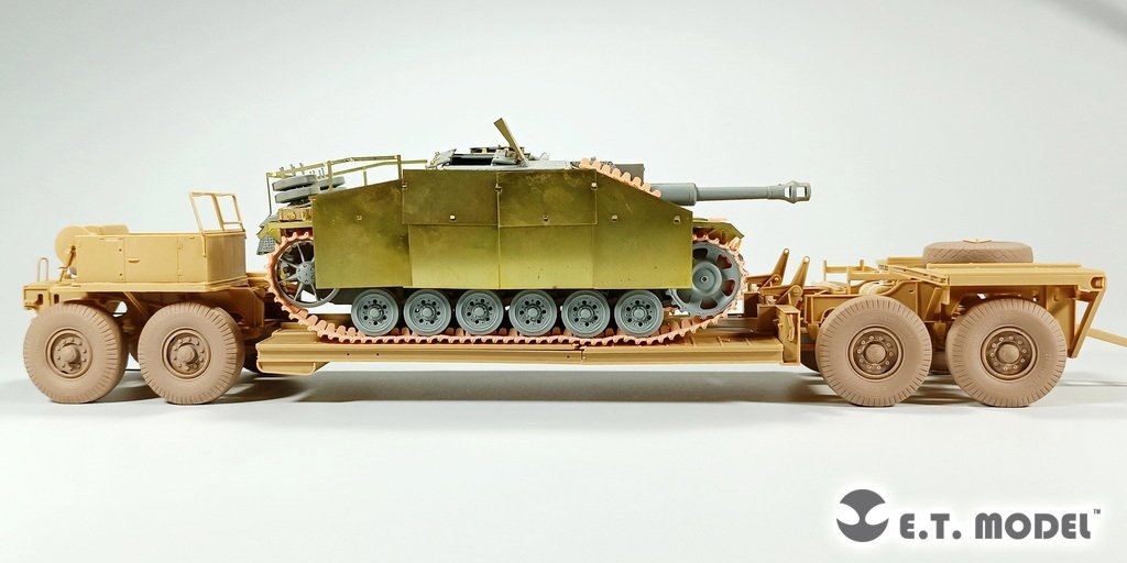 E.T. Model P35-123 WWII German Tank Transporter Sd.Ah.116 Sagged wheels For TAMIYA Kit 1/35 – Bild 8