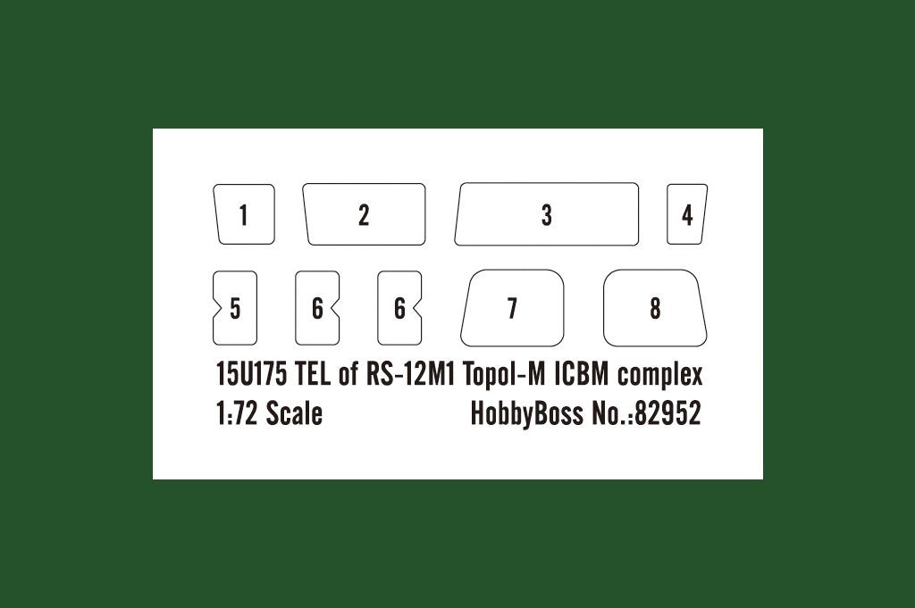 Hobby Boss 82952 15U175 TEL of RS-12M1 Topol-M ICBM complex 1/72 – Bild 3