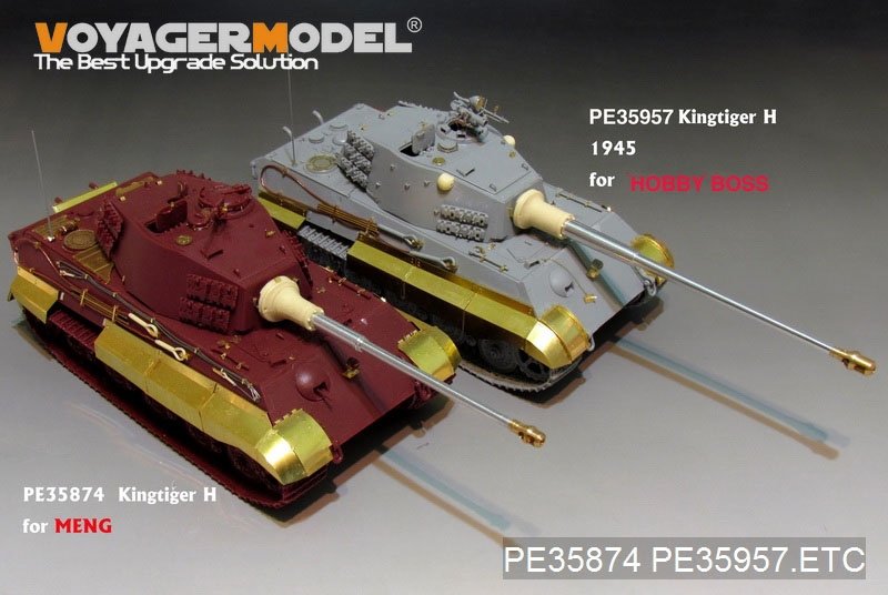 Voyager Model PE35957 WWII German King Tiger (Hensehel Turret) For HOBBYBOSS 84533 1/35 – Bild 21