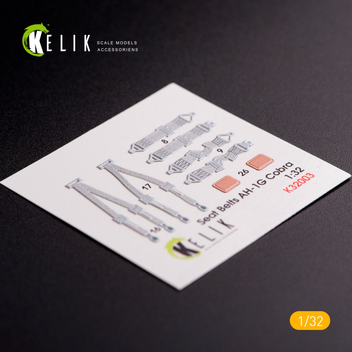 KELIK K32003 AH-1G COBRA INTERIOR 3D DECALS FOR ICM KIT 1/32 – immagine 6