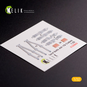 KELIK K32003 AH-1G COBRA INTERIOR 3D DECALS FOR ICM KIT 1/32 – immagine 6