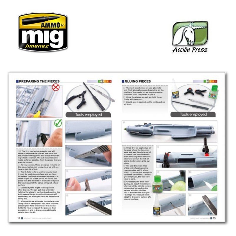 AMMO of Mig Jimenez EURO0014 AIRCRAFT MODELLING ESSENTIALS (English) – immagine 2