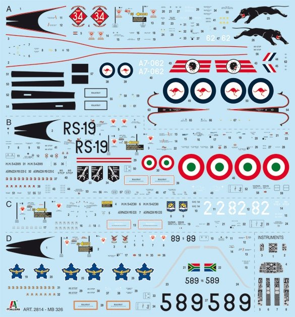 Italeri 2814 MB-326 1/48 – zdjęcie 2