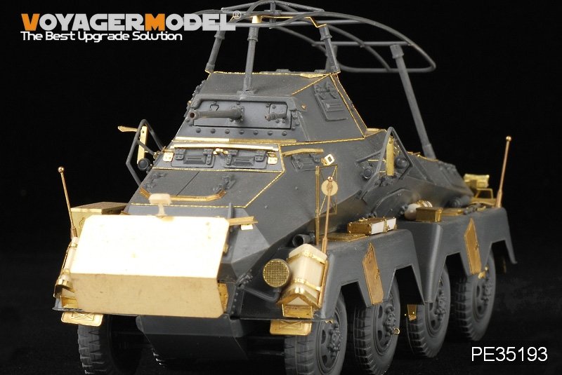 Voyager Model PE35193 WWII German Sd.Kfz.232 8 ROD early version for TAMIYA Kit 1/35 – Bild 9