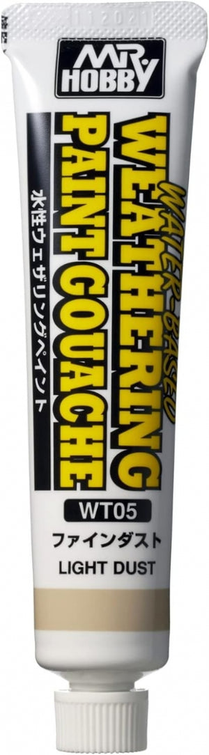 Gunze Sangyo WT-05 Weathering Water-Based Paint Gouache Light Dust 20ml