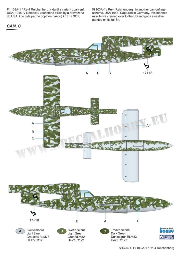 Special Hobby 32074 Fieseler Fi 103R / V-1 Reichenberg 1/32 – Bild 5