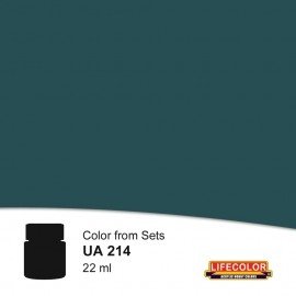 Lifecolor UA214 Gris Vert Scuro Région Esercito 22ml
