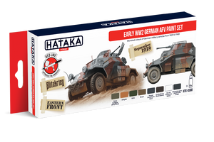Hataka HTK-AS88 Early WW2 German AFV paint set 8x17ml