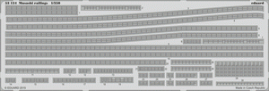 Eduard 53134 Musashi railings TAMIYA 1/350