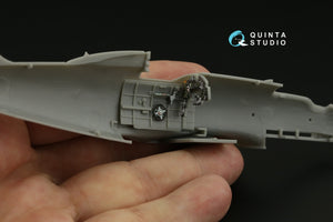 Quinta Studio QDS-48389 Macchi C.202 Folgore Early 3D-Printed &amp;amp; coloured Interior on decal paper (Hasegawa/Eduard) (Small version) 1/48 – imagen 4