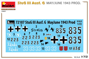 MiniArt 72107 StuG III Ausf. G MAY/JUNE 1943 PROD. 1/72 – immagine 2