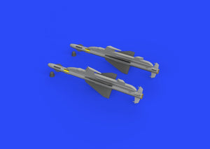 Eduard 648433 R-23T missiles for MiG-23 EDUARD, TRUMPETER 1/48