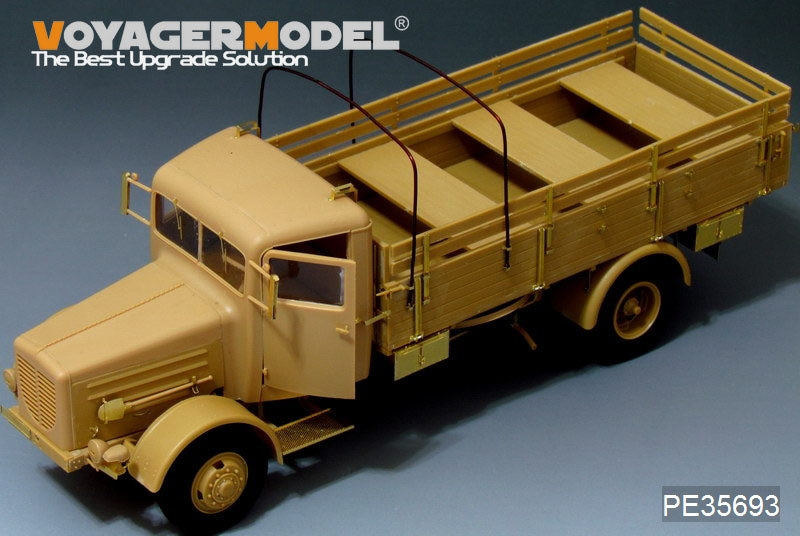 Camion cargo allemand Bussing Nag L4500A 4x4 de la Seconde Guerre mondiale, modèle Voyager PE35693, pour AFV 35270, échelle 1/35 – image 5