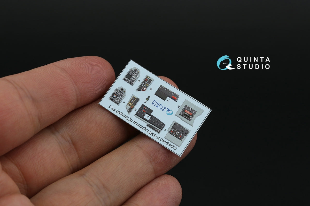 Quinta Studio QD48440 F-35B 3D-Printed &amp;amp; coloured Interior on decal paper (Tamiya) 1/48 – immagine 8