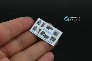 Quinta Studio QD48440 F-35B 3D-Printed &amp;amp; coloured Interior on decal paper (Tamiya) 1/48 – immagine 8