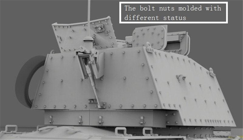 Gecko Models 35GM0001 CRUISER TANK MK.II ACS WITH INTERIOR 1/35 – zdjęcie 19