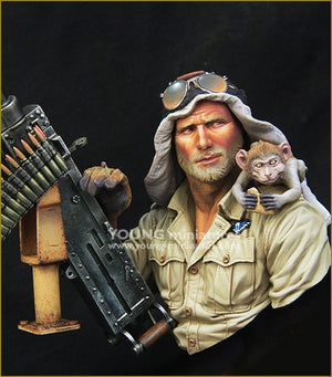 Young Miniatures YM1867 BRITISH SAS JEEP GUNNER North Africa 1941 1/10 – Bild 2
