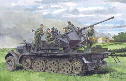 Dragon 6541 Sd.Kfz.7/2 3.7cm FlaK 36 1/35 – imagen 2