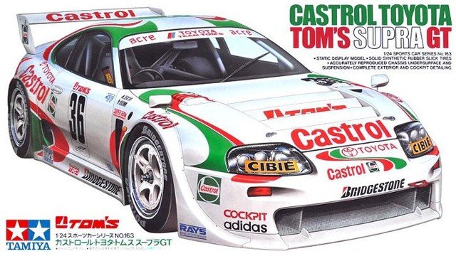 Tamiya 24163 Castrol Toyota Tom&amp;#39;s Supra GT 1/24