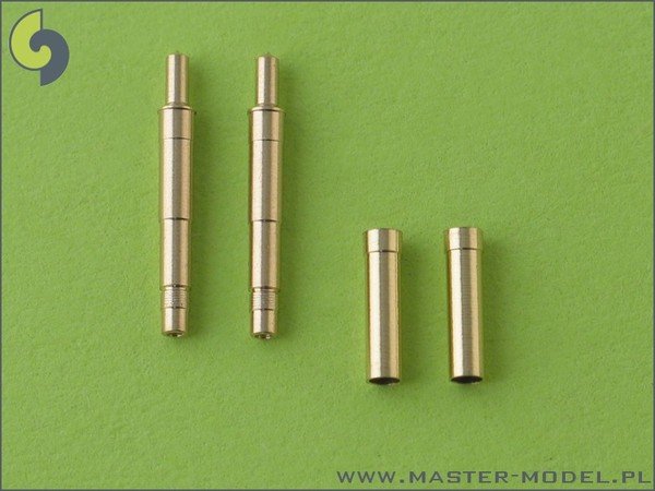 Master AM-48-016 German aircraft machine gun MK 108 (30mm) barrels & blast tubes (2pcs) 1/48