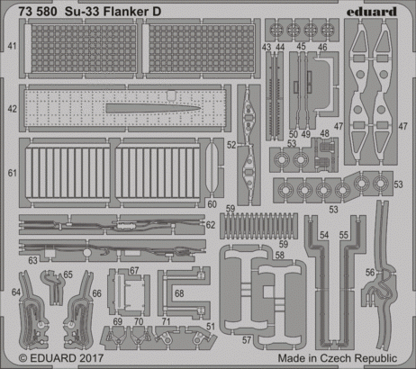 Eduard 73580 Su-33 Flanker D ZVEZDA 1/72 – Bild 2