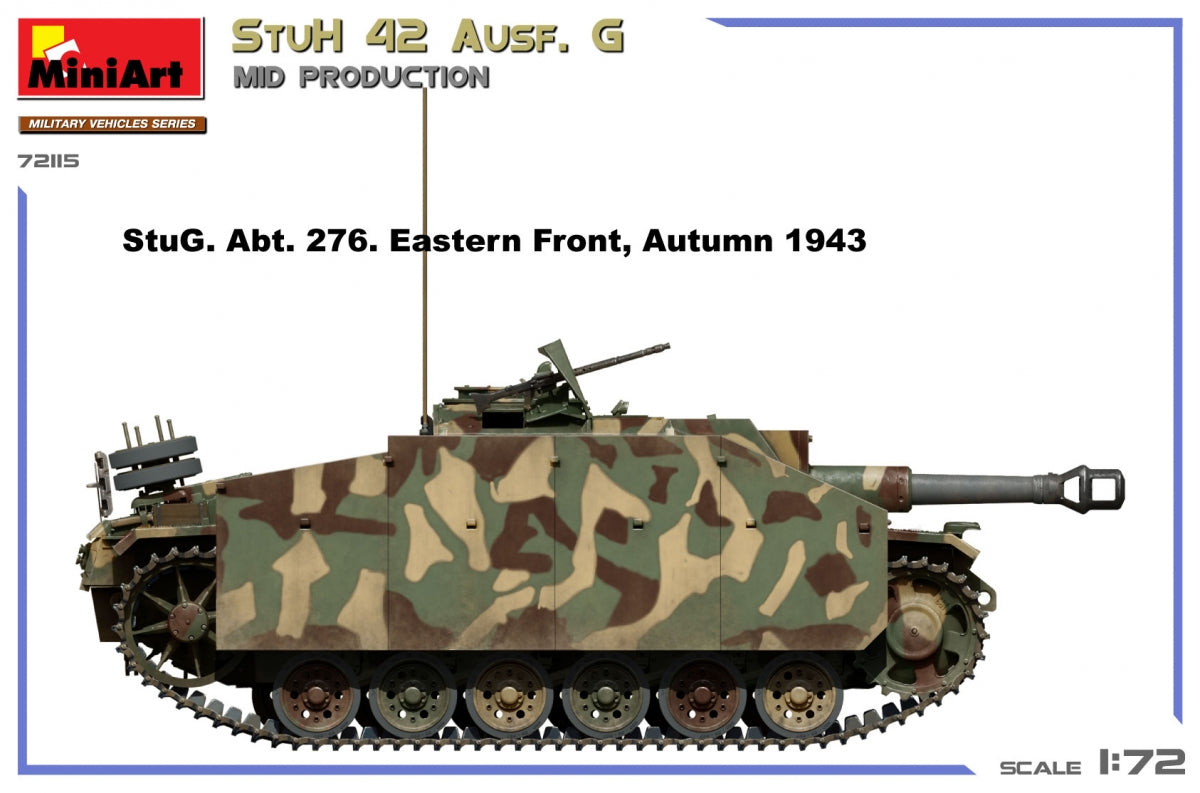MiniArt 72115 StuH 42 Ausf. G MID PRODUCTION 1/72 – imagen 5