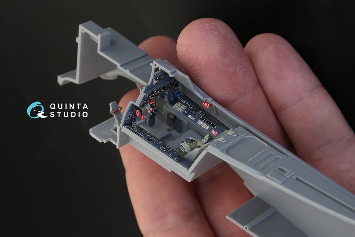 Quinta Studio QD32055 FW 190A-5 3D-Printed &amp;amp; coloured Interior on decal paper (for Hasegawa kit) 1/32 – Bild 9