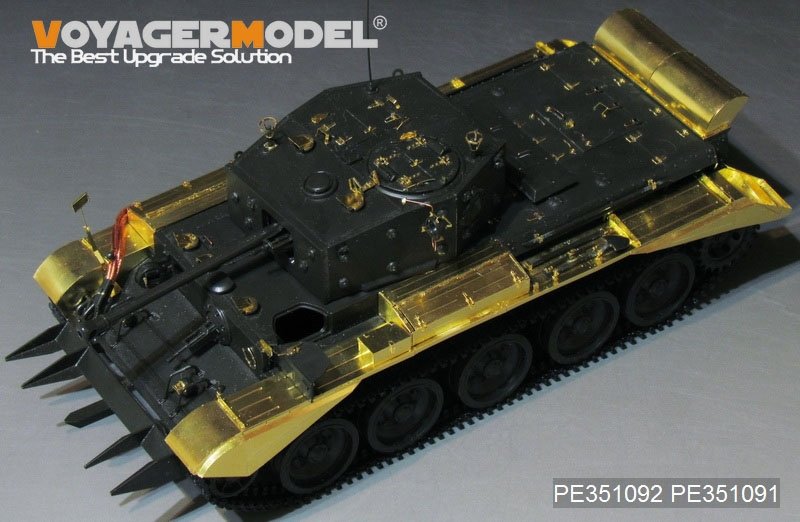 Voyager Model PE351092 WWII UK Cromwell Mk. IV/Centaur C.S.Mk IV Fenders for Tamiya 1/35 – Bild 2