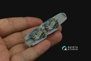 Intérieur du Su-33 imprimé en 3D et coloré sur papier décalcomanie (Trumpeter) de Quinta Studio QD+72180 (avec pièce en résine imprimée en 3D) à l&amp;#39;échelle 1/72 – image 8